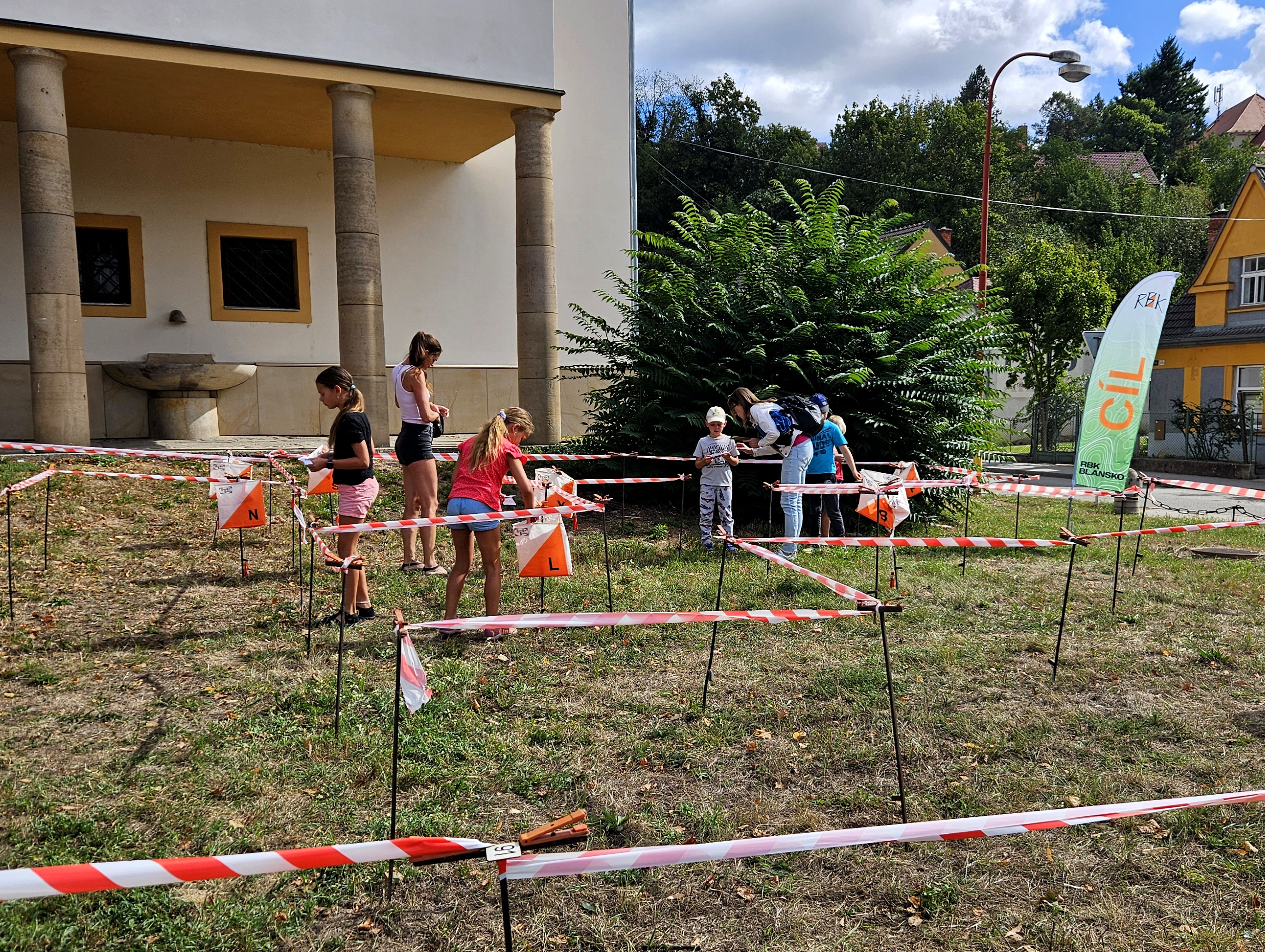 Orienťácké bludiště na akci Zažít Blansko